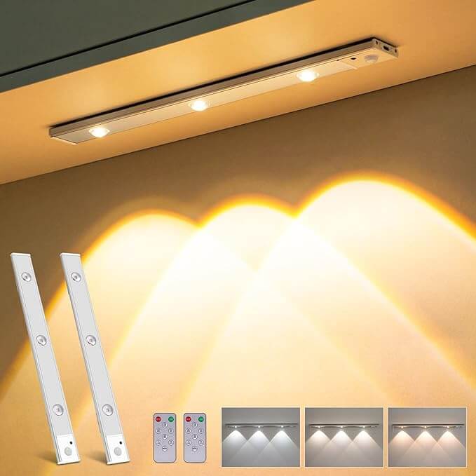led svetilka za kuhinjo pod omarico 40cm mojaluna LED Svetilka za Kuhinjo z Senzorjem, 40 cm, 2 Kos - slika 1
