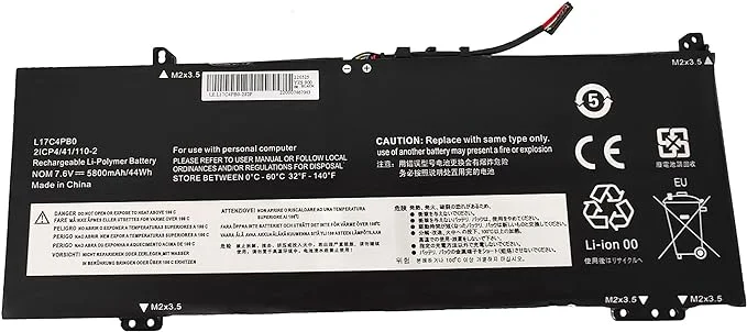 Baterija za prenosni računalnik Lenovo IdeaPad Flex zadnjikos 1 YASI MFG Laptop baterija L17C4PB0 za Lenovo IdeaPad 530S - slika 1