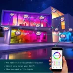 Dusktec LED stropni reflektor, zatemnljiv, 230 V, 4 kosi zadnjikos 2