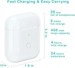 Zamenjavna Polnilna Ohišje za AirPods 1. in 2. Generacijo, Brezžično Polnjenje - slika 2