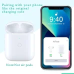 Zamenjavna Polnilna Ohišje za AirPods 1. in 2. Generacijo, Brezžično Polnjenje - slika 5