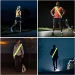 Flintronic LED Pas za Tek in Kolesarjenje, Nastavljiv - slika 3