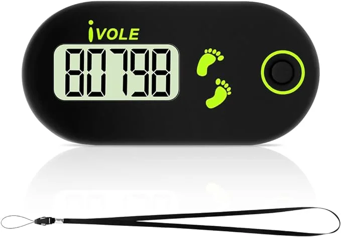 Flintronic Pedometer za hojo zadnjikos 1 Flintronic Mini Pedometer za hojo, 3D pedometer, natančen z obeskom - slika 1