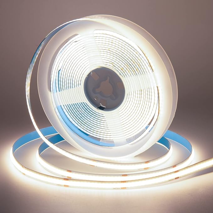 GINGSOW COB LED trak bel 4000 K DC24 V, 5 mm zadnjokos 1 GINGSOW COB LED trak bel 4000 K DC24 V, 5 mm zadnjokos 1