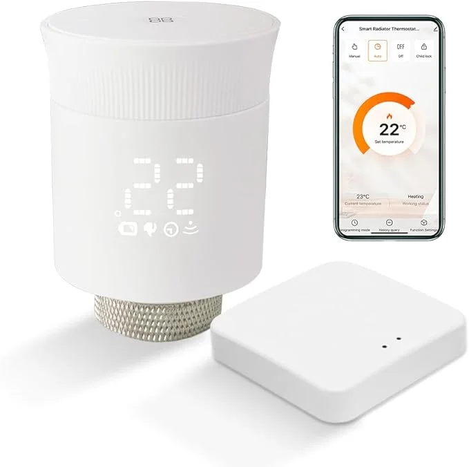KETOTEK Pametni WiFi termostat za radiatorje z vmesnikom zadnjikos 1 KETOTEK Pametni WiFi termostat za radiatorje z vmesnikom zadnjikos 1