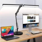 NOEVSBIG LED namizna luč 2-v-1, zaščita oči, 3 barve