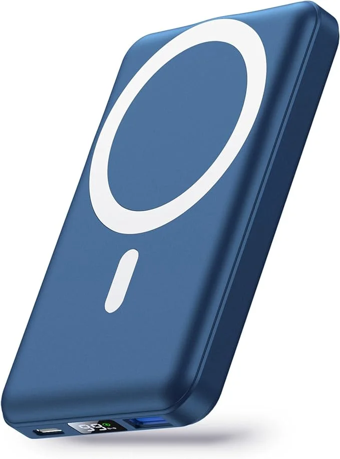 Magnetna brezžična Power Bank Mini baterija, 10000 mA zadnjikos 1 Magnetna brezžična Power Bank Mini baterija, 10000 mA - slika 1