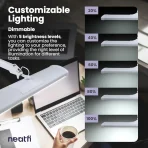 Neatfi LED svetilka na dotik z objemko, 66cm - slika 3