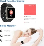 Pametna ura 1,69" zaslon na dotik, Fitness Tracker - slika 4