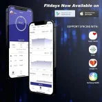 Foryond Digitalna tehtnica za telesno analizo – do 180 kg, Bluetooth - slika 2