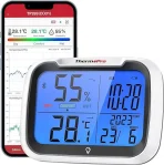 ThermoPro Bluetooth higrometer, termometer s časom in datumom