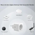 ZigBee 3.0 Pametna Vtičnica, Kompatibilna z Alexa/Google Home - slika 2