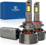 D-Lumina 9005/HB3 LED žarnice 160W 30000LM Canbus Plug & Play