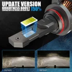 D-Lumina 9005/HB3 LED žarnice 160W 30000LM Canbus Plug & Play - slika 2