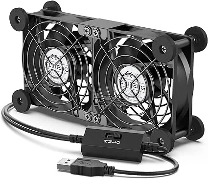 ELUTENG USB hladilni ventilator 80mm dvojni1 ELUTENG USB hladilni ventilator 80mm dvojni - slika 1