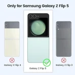 HWeggo ovitek za Samsung Galaxy Z Flip 5 z zaščito - slika 2