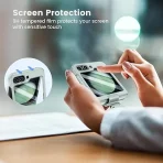 HWeggo ovitek za Samsung Galaxy Z Flip 5 z zaščito - slika 3