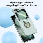 HWeggo ovitek za Samsung Galaxy Z Flip 5 z zaščito - slika 4