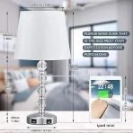 Kakanuo Namizna svetilka z USB polnilnimi vrati, 3 stopnje svetlosti - slika 3
