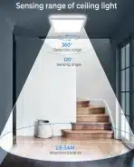 LED Stropna svetilka s senzorjem gibanja, 20 W - slika 3