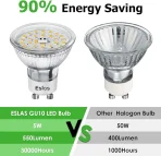 LED žarnice GU10, 5W (paket 10) - slika 3