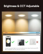 Lumary LED pametni RGB vgradni reflektorji 4kosi - slika 3