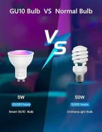 Maxcio Smart LED žarnica GU10, RGB, 5W, 4 kos, Alexa - slika 3