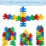 Montessori lesene kocke za otroke, komplet 16 kosov - slika 4