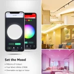 Pametna žarnica Wifi LED Lepro GU10 RGBW, paket 2 (4,5 W) - slika 3