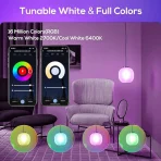 Smart WLAN LED žarnice GU10, Alexa, Dimmable, RGB, 4 kos - slika 5