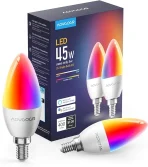 Pametne Wifi žarnice RGB Aoycocr E14, 45W, 2 kosa