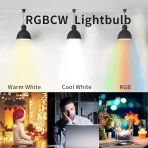Pametne žarnice WiFi LED z možnostjo zatemnitve 4,9 W - slika 3