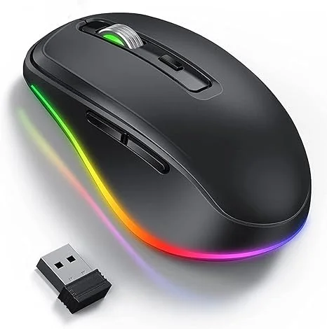Seenda brezžična miška z osvetlitvijo RGB, 3200DPI1 Seenda brezžična miška z osvetlitvijo RGB, 3200DPI - slika 1