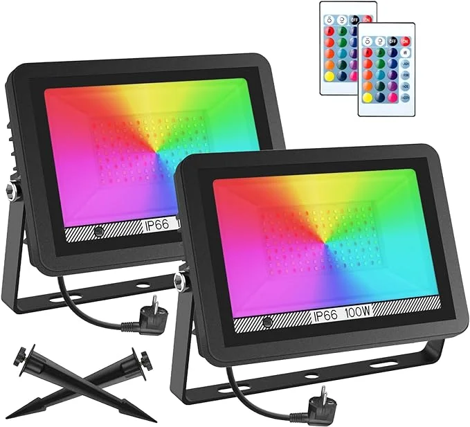 T-SUNUS RGB LED Reflektor 100 W, 2kosa 1 T-SUNUS RGB LED Reflektor 100 W, 2kosa - slika 1
