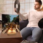 YuanDian Leseno akrilno držalo za shranjevanje vinilnih albumov - slika 4