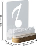 YuanDian Leseno akrilno držalo za shranjevanje vinilnih albumov - slika 3