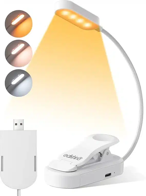 LED USB polnilna bralna svetilka EDISHINE zadnjikos 1 LED USB polnilna bralna svetilka EDISHINE - slika 1