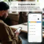 KETOTEK Zigbee WiFi termostat, set s prehodom - slika 2