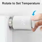 KETOTEK Zigbee WiFi termostat, set s prehodom - slika 3