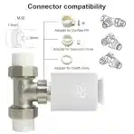 KETOTEK Zigbee WiFi termostat, set s prehodom - slika 6