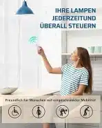 Brezžično stikalo DEWENWILS, brezžični stensko stikalo 230 V - slika 3
