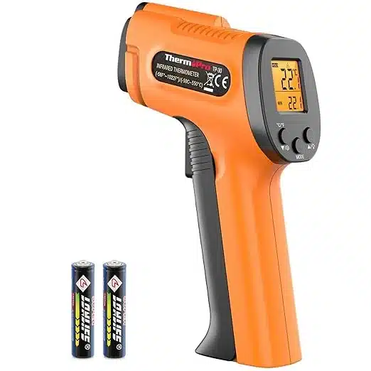Laserski termometer za kuhanje ThermoPro TP30 zadnjikos 1 Laserski termometer za kuhanje ThermoPro TP30 - slika 1