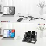 Leseni organizator za telefone in ure, darilo za moške - slika 4