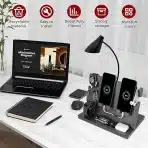 Leseni organizator za telefone in ure, darilo za moške - slika 3