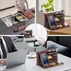 Leseni organizator za telefon in osebne stvari - slika 4