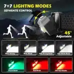 Hyted LED Naglavna svetilka s senzorjem in USB C polnjenjem (2 kosa) - slika 5
