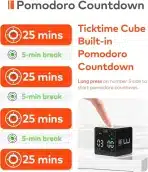 TickTime Cube: Pameten časovnik za produktivnost in opravke - slika 3
