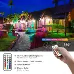 Reflektor 30W 2 kos Meikee RGB z daljinskim upravljalnikom - slika 4