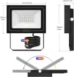 Reflektor 30W 2 kos Meikee RGB z daljinskim upravljalnikom - slika 2