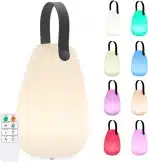 FUYO LED zunanji prenosni namizni svetilnik, večbarvni, brezžičen - slika 3
